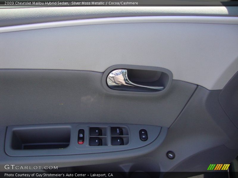 Silver Moss Metallic / Cocoa/Cashmere 2009 Chevrolet Malibu Hybrid Sedan