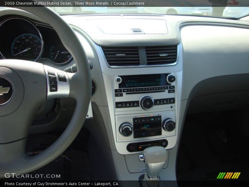 Silver Moss Metallic / Cocoa/Cashmere 2009 Chevrolet Malibu Hybrid Sedan