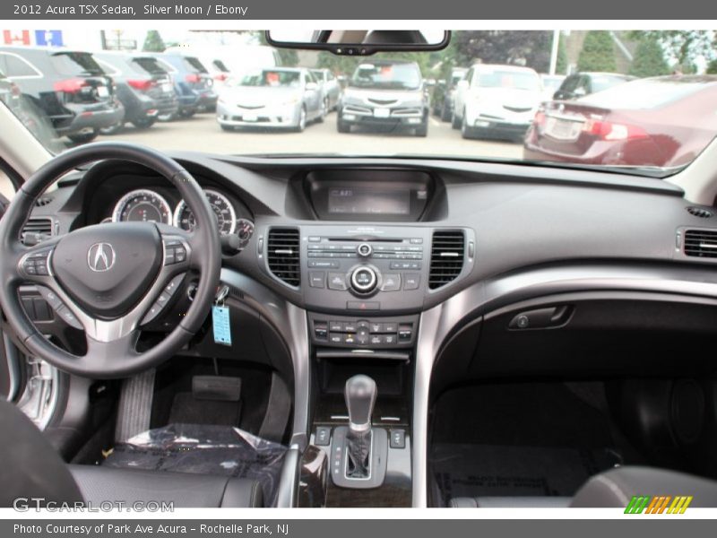 Silver Moon / Ebony 2012 Acura TSX Sedan