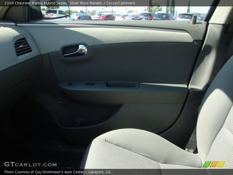 Silver Moss Metallic / Cocoa/Cashmere 2009 Chevrolet Malibu Hybrid Sedan