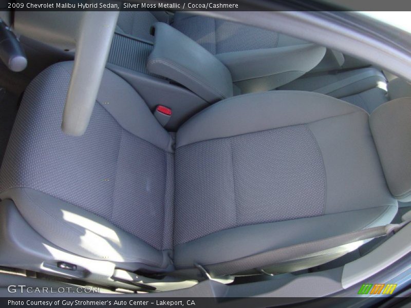 Silver Moss Metallic / Cocoa/Cashmere 2009 Chevrolet Malibu Hybrid Sedan