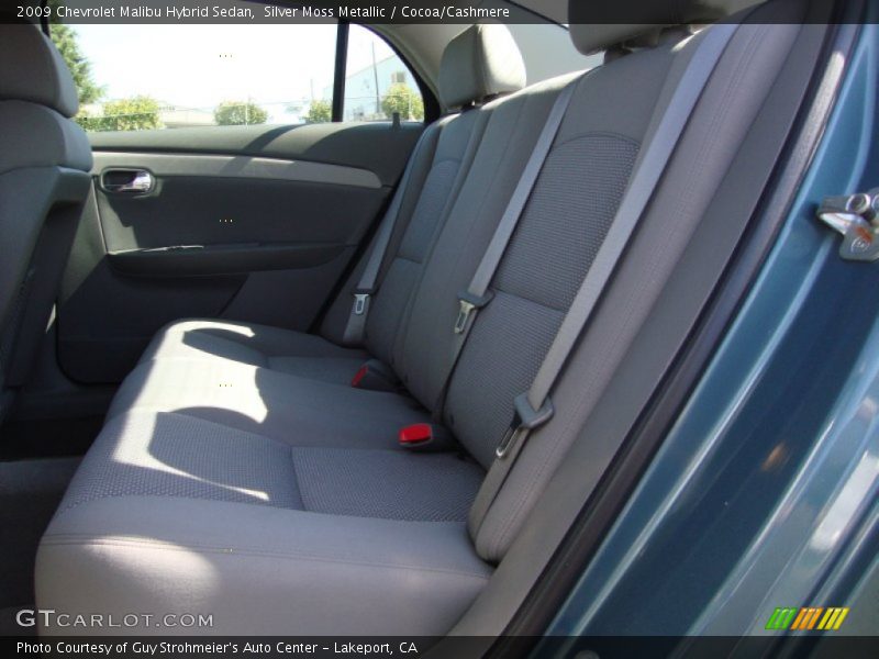 Silver Moss Metallic / Cocoa/Cashmere 2009 Chevrolet Malibu Hybrid Sedan