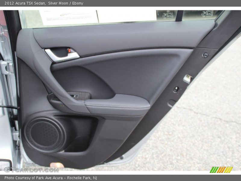 Silver Moon / Ebony 2012 Acura TSX Sedan