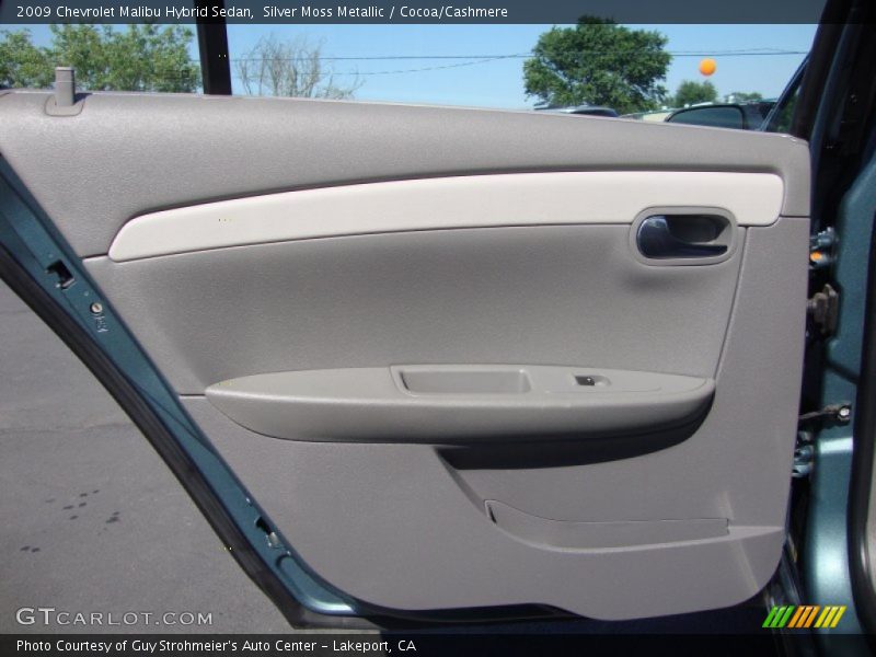 Silver Moss Metallic / Cocoa/Cashmere 2009 Chevrolet Malibu Hybrid Sedan