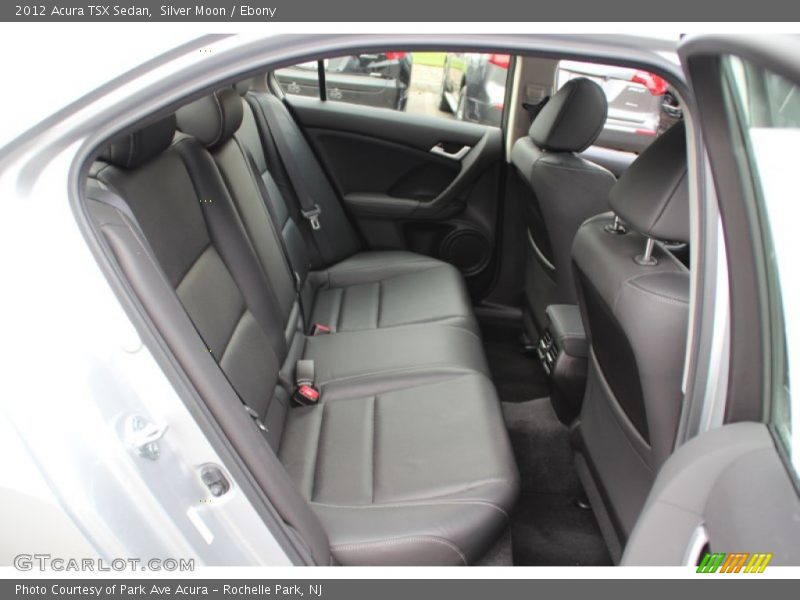 Silver Moon / Ebony 2012 Acura TSX Sedan