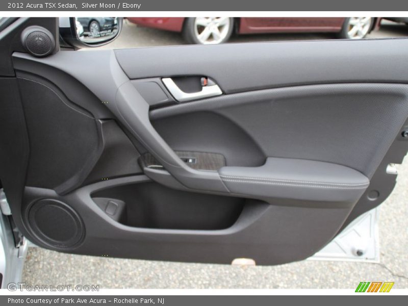 Silver Moon / Ebony 2012 Acura TSX Sedan