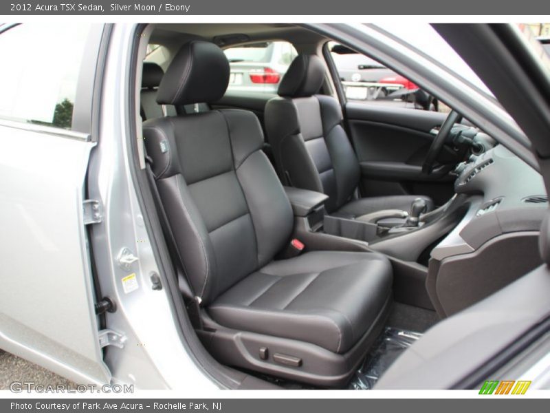 Silver Moon / Ebony 2012 Acura TSX Sedan