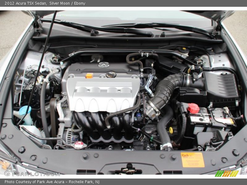 Silver Moon / Ebony 2012 Acura TSX Sedan