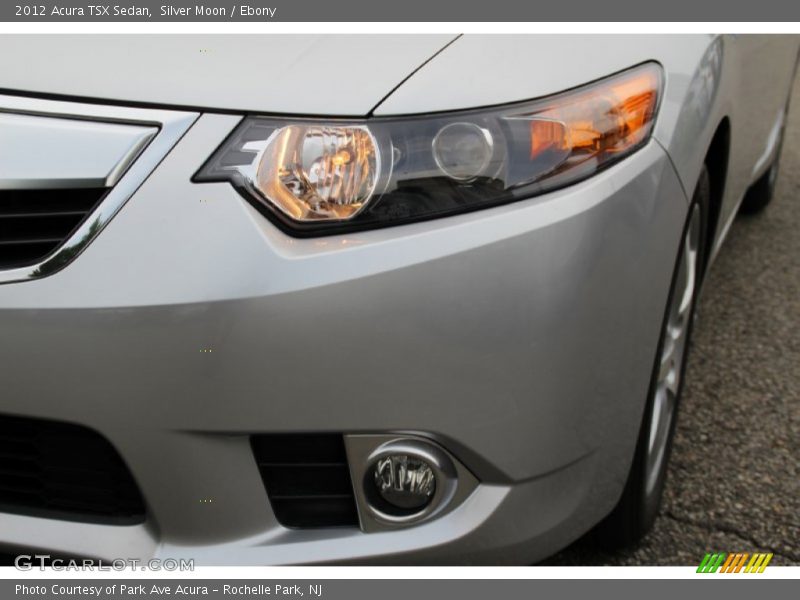 Silver Moon / Ebony 2012 Acura TSX Sedan