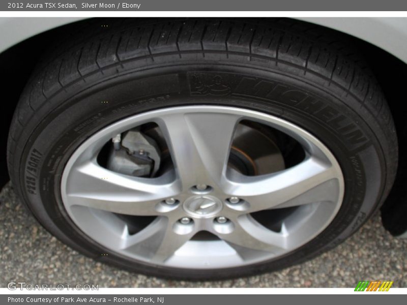 Silver Moon / Ebony 2012 Acura TSX Sedan
