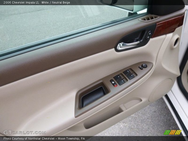 White / Neutral Beige 2006 Chevrolet Impala LS