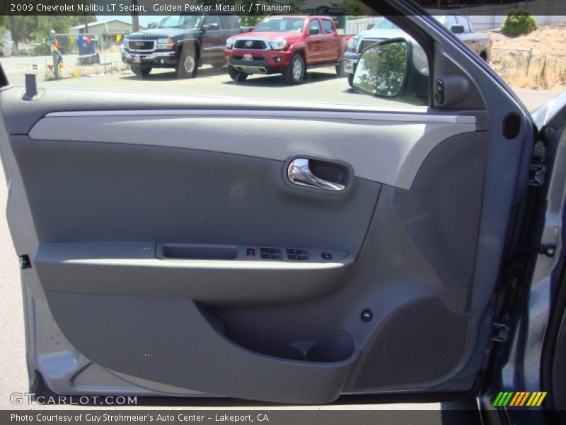 Golden Pewter Metallic / Titanium 2009 Chevrolet Malibu LT Sedan