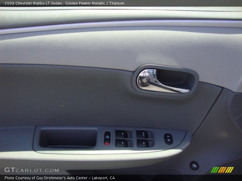 Golden Pewter Metallic / Titanium 2009 Chevrolet Malibu LT Sedan