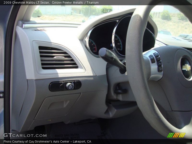 Golden Pewter Metallic / Titanium 2009 Chevrolet Malibu LT Sedan