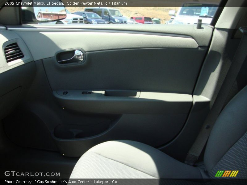 Golden Pewter Metallic / Titanium 2009 Chevrolet Malibu LT Sedan
