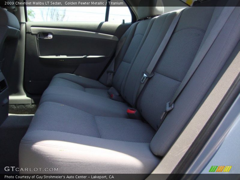 Golden Pewter Metallic / Titanium 2009 Chevrolet Malibu LT Sedan