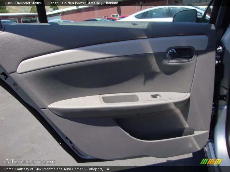 Golden Pewter Metallic / Titanium 2009 Chevrolet Malibu LT Sedan