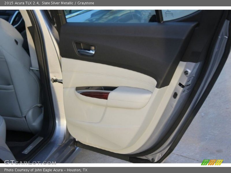 Slate Silver Metallic / Graystone 2015 Acura TLX 2.4