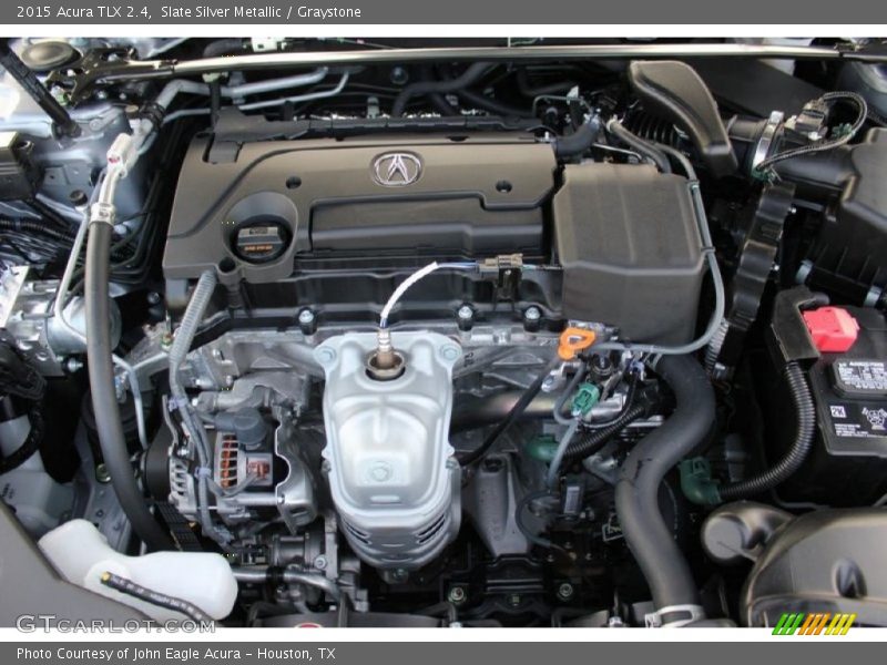 Slate Silver Metallic / Graystone 2015 Acura TLX 2.4