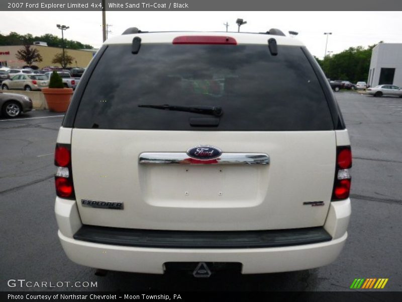 White Sand Tri-Coat / Black 2007 Ford Explorer Limited 4x4