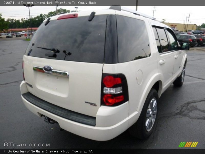 White Sand Tri-Coat / Black 2007 Ford Explorer Limited 4x4