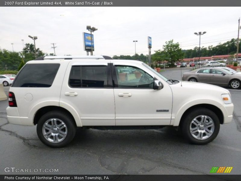 White Sand Tri-Coat / Black 2007 Ford Explorer Limited 4x4