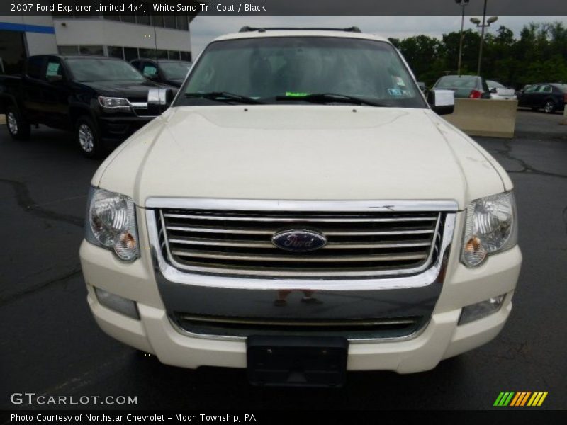White Sand Tri-Coat / Black 2007 Ford Explorer Limited 4x4