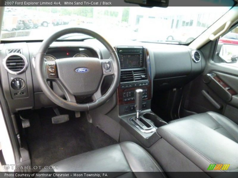 White Sand Tri-Coat / Black 2007 Ford Explorer Limited 4x4