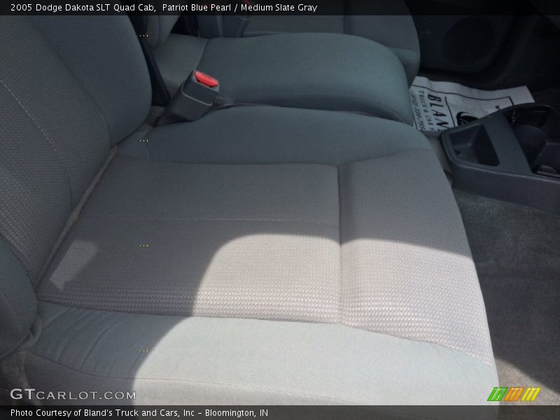 Patriot Blue Pearl / Medium Slate Gray 2005 Dodge Dakota SLT Quad Cab