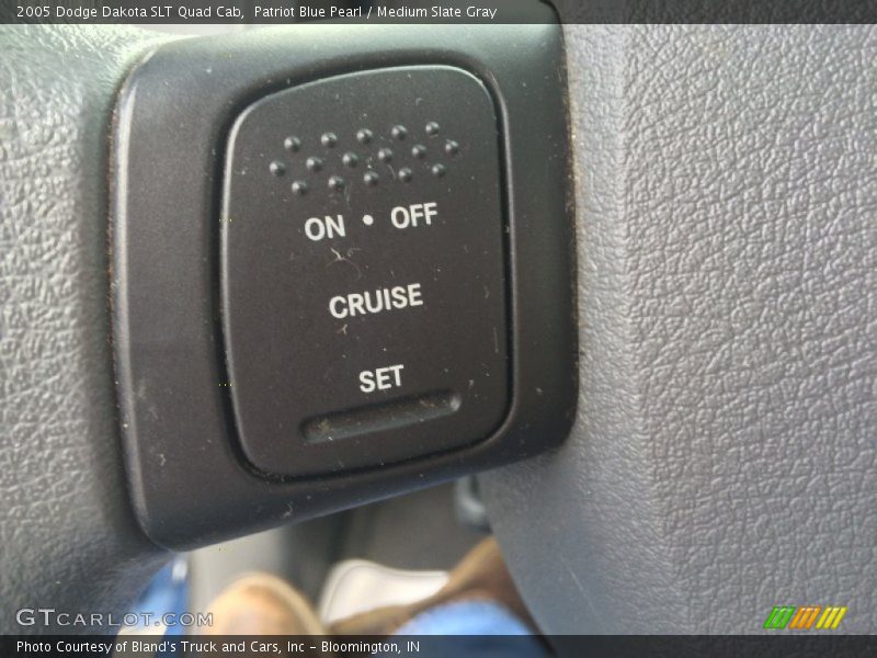 Patriot Blue Pearl / Medium Slate Gray 2005 Dodge Dakota SLT Quad Cab