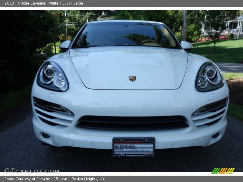 White / Luxor Beige 2013 Porsche Cayenne