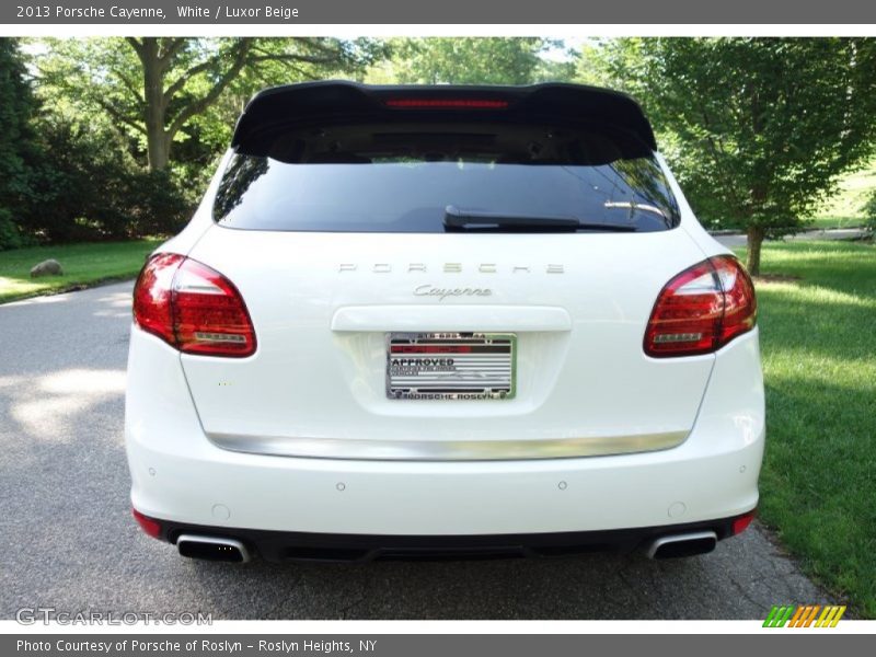 White / Luxor Beige 2013 Porsche Cayenne