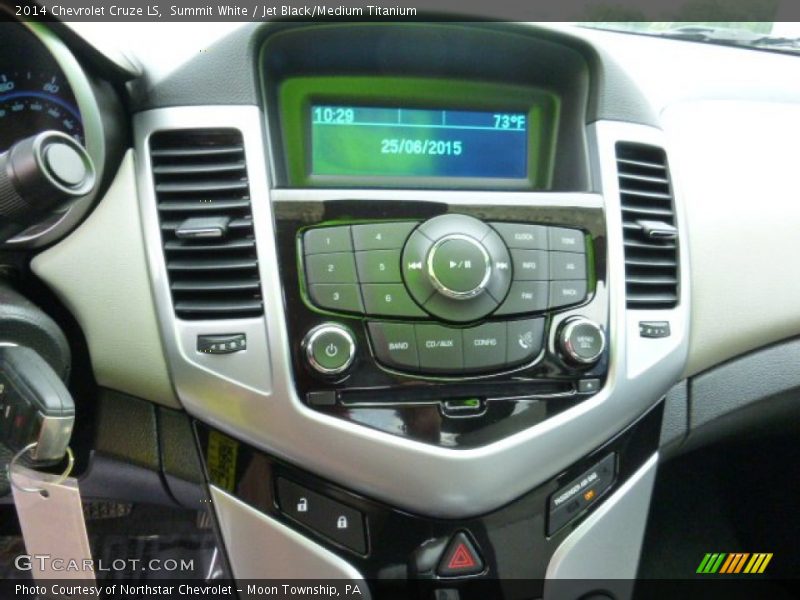 Summit White / Jet Black/Medium Titanium 2014 Chevrolet Cruze LS