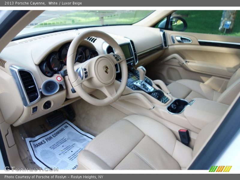 White / Luxor Beige 2013 Porsche Cayenne