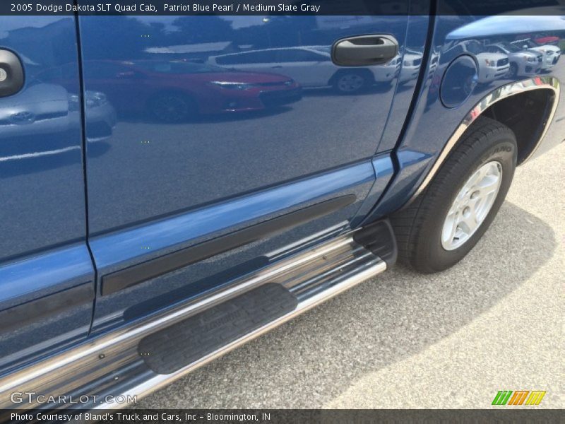 Patriot Blue Pearl / Medium Slate Gray 2005 Dodge Dakota SLT Quad Cab