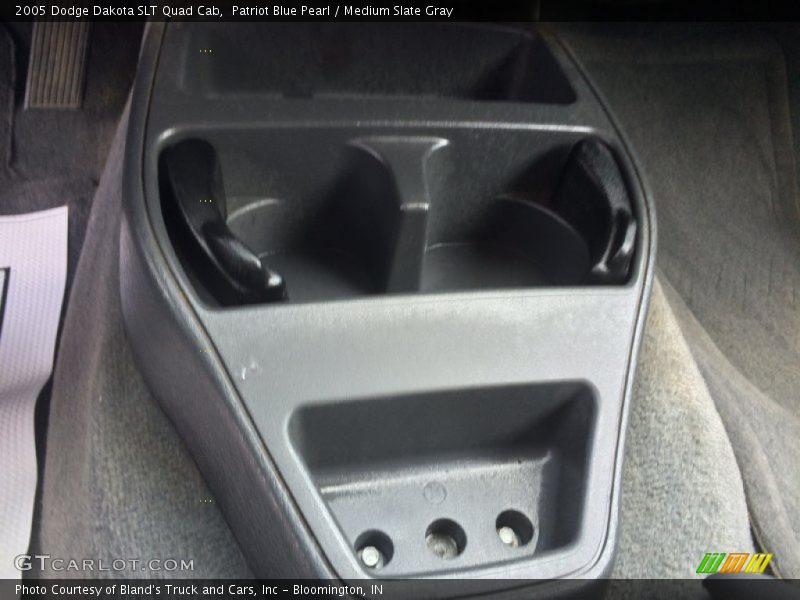 Patriot Blue Pearl / Medium Slate Gray 2005 Dodge Dakota SLT Quad Cab