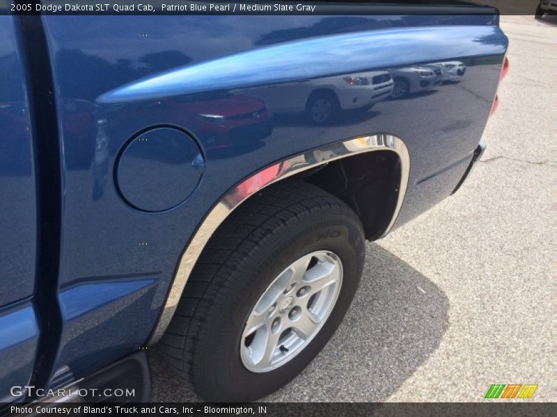 Patriot Blue Pearl / Medium Slate Gray 2005 Dodge Dakota SLT Quad Cab