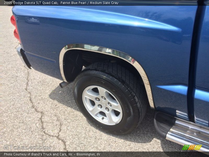 Patriot Blue Pearl / Medium Slate Gray 2005 Dodge Dakota SLT Quad Cab