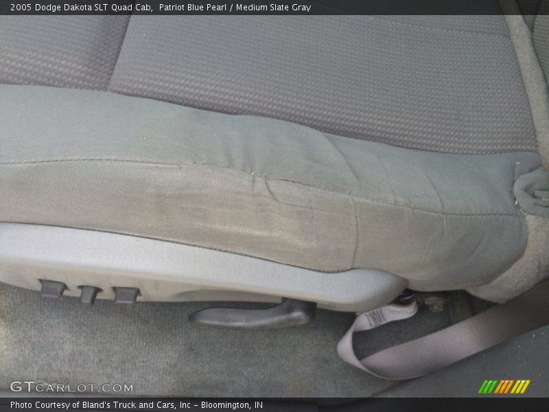 Patriot Blue Pearl / Medium Slate Gray 2005 Dodge Dakota SLT Quad Cab