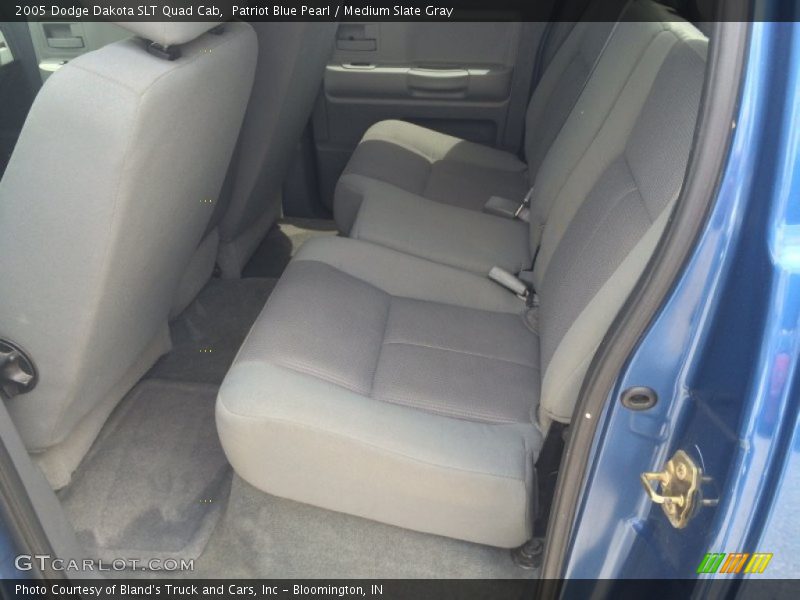 Patriot Blue Pearl / Medium Slate Gray 2005 Dodge Dakota SLT Quad Cab