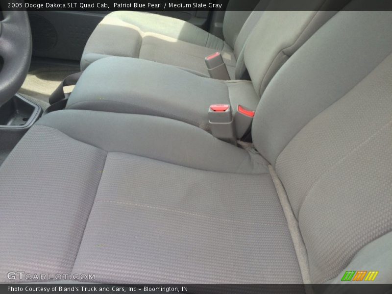 Patriot Blue Pearl / Medium Slate Gray 2005 Dodge Dakota SLT Quad Cab