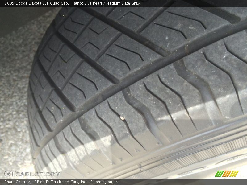 Patriot Blue Pearl / Medium Slate Gray 2005 Dodge Dakota SLT Quad Cab