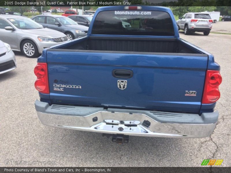 Patriot Blue Pearl / Medium Slate Gray 2005 Dodge Dakota SLT Quad Cab