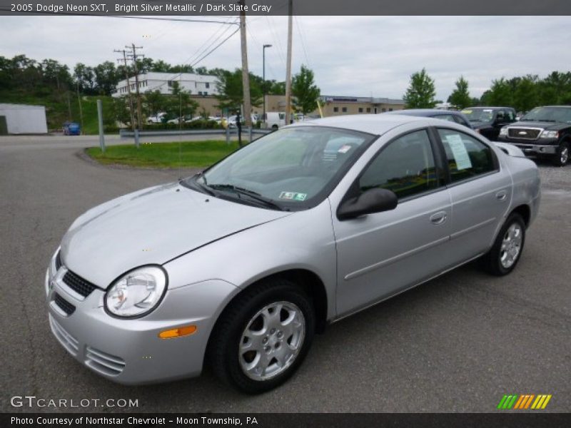 Bright Silver Metallic / Dark Slate Gray 2005 Dodge Neon SXT