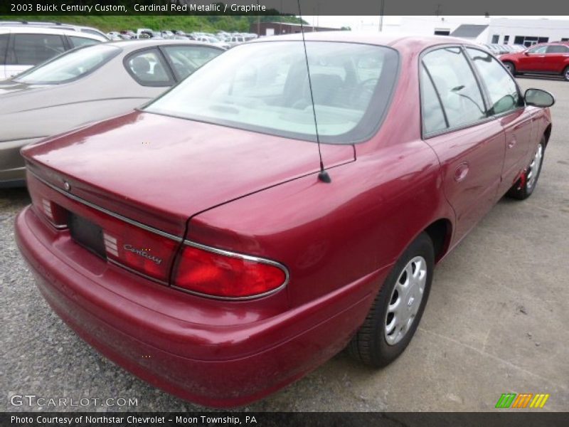 Cardinal Red Metallic / Graphite 2003 Buick Century Custom