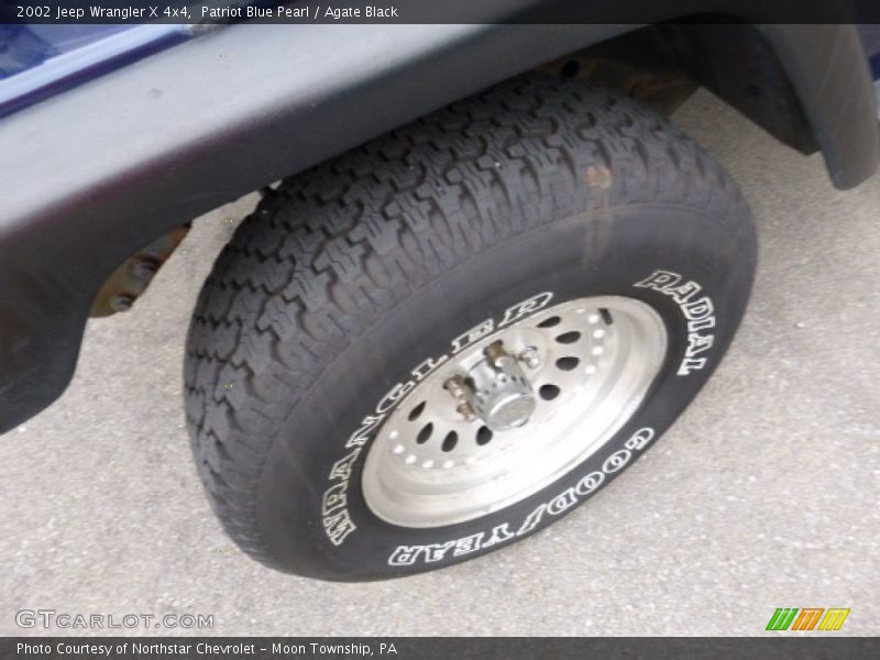 Patriot Blue Pearl / Agate Black 2002 Jeep Wrangler X 4x4