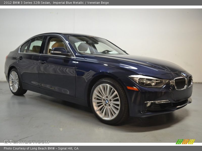 Imperial Blue Metallic / Venetian Beige 2012 BMW 3 Series 328i Sedan