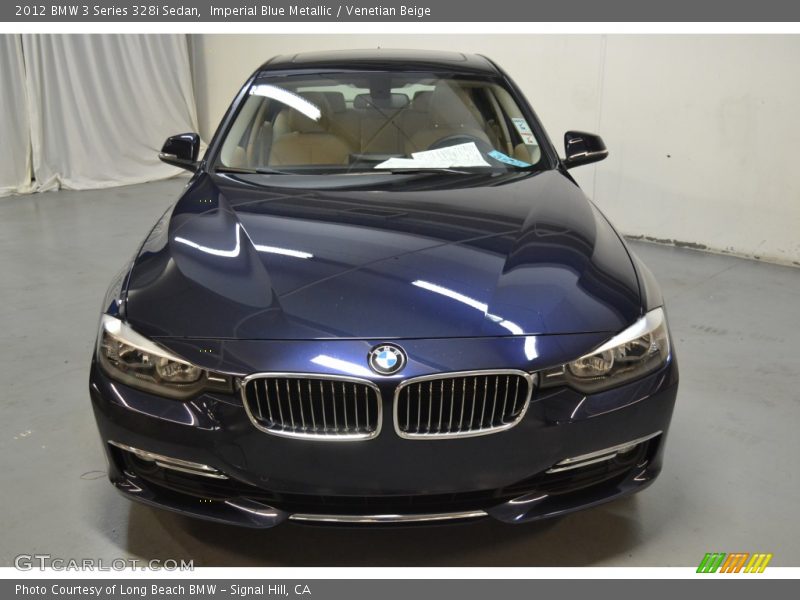 Imperial Blue Metallic / Venetian Beige 2012 BMW 3 Series 328i Sedan