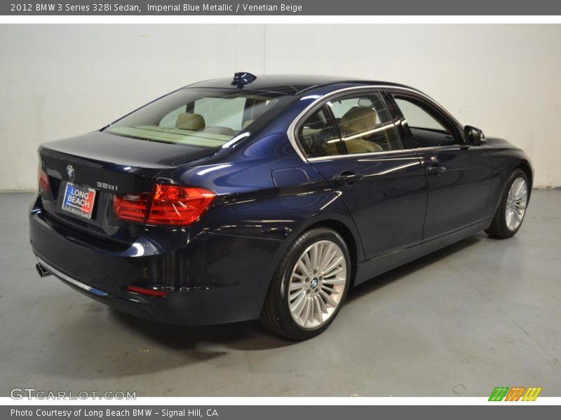 Imperial Blue Metallic / Venetian Beige 2012 BMW 3 Series 328i Sedan