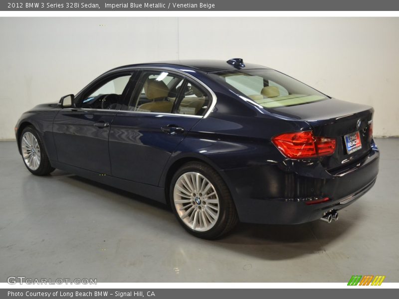 Imperial Blue Metallic / Venetian Beige 2012 BMW 3 Series 328i Sedan